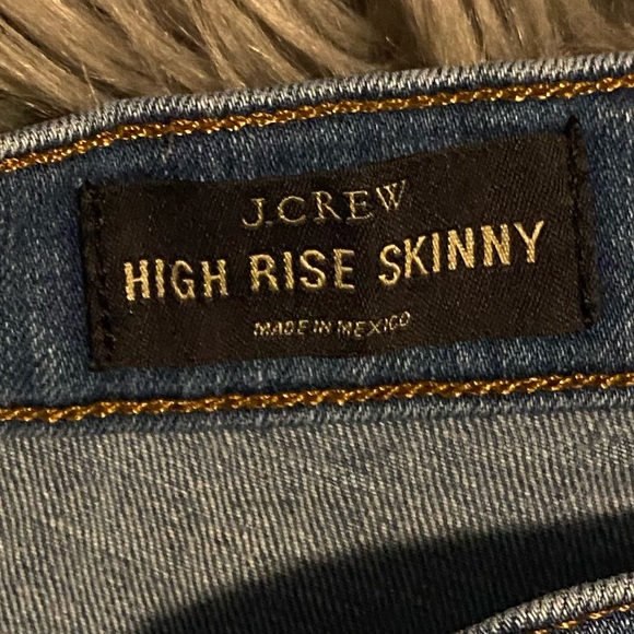 J CREW HIGH RISE SKINNY ANKLE JEANS Size 26 - Picture 6 of 6